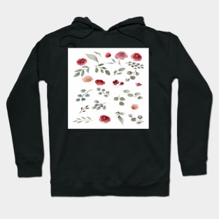 Pretty Roses Pink & Red Floral Home Decor & Gifts Hoodie